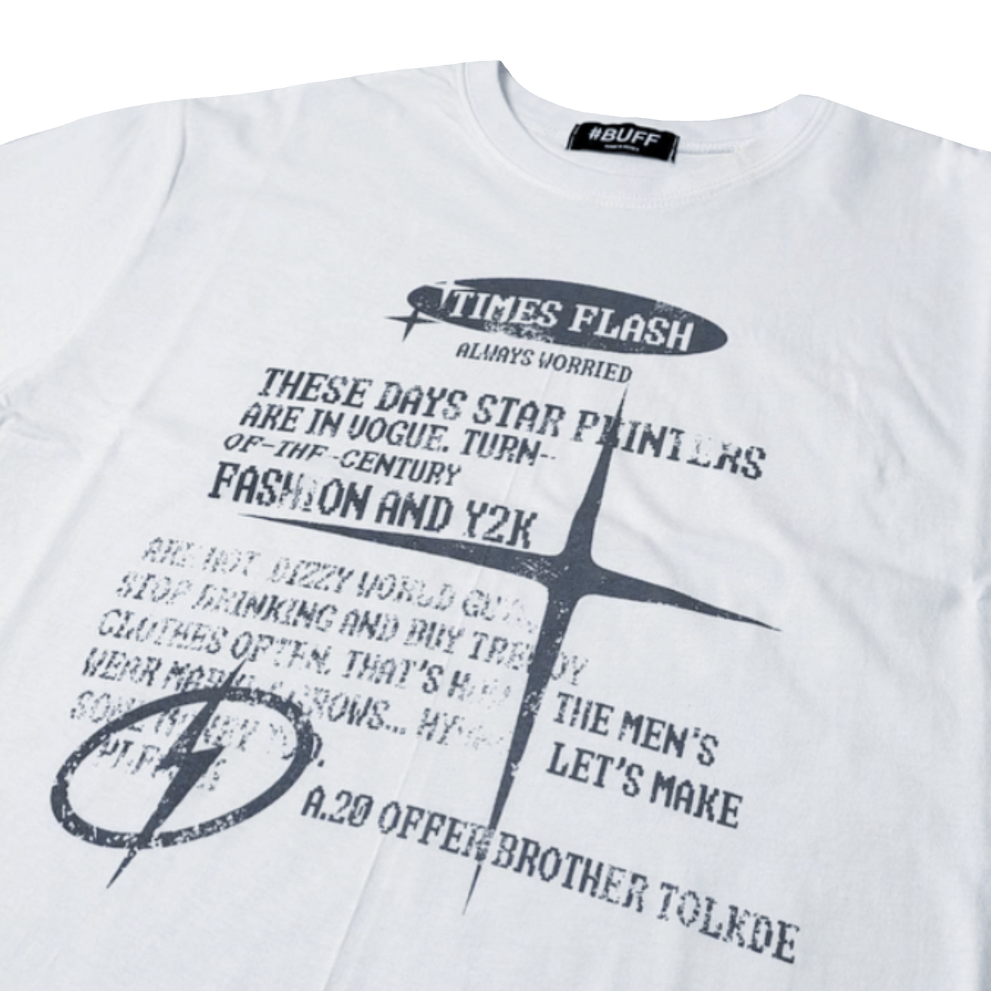Y2K フラッシュ ピグメントTシャツ